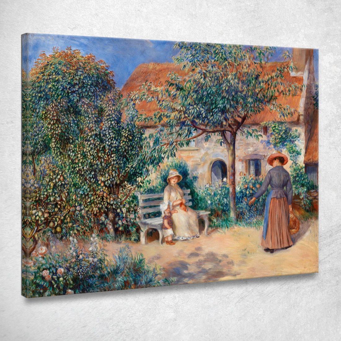 In Bretagna In Bretagna Pierre-Auguste Renoir par259 quadro stampato su tela In Bretagna In Bretagna Pierre-Auguste Renoir par259 quadro stampato su tela
