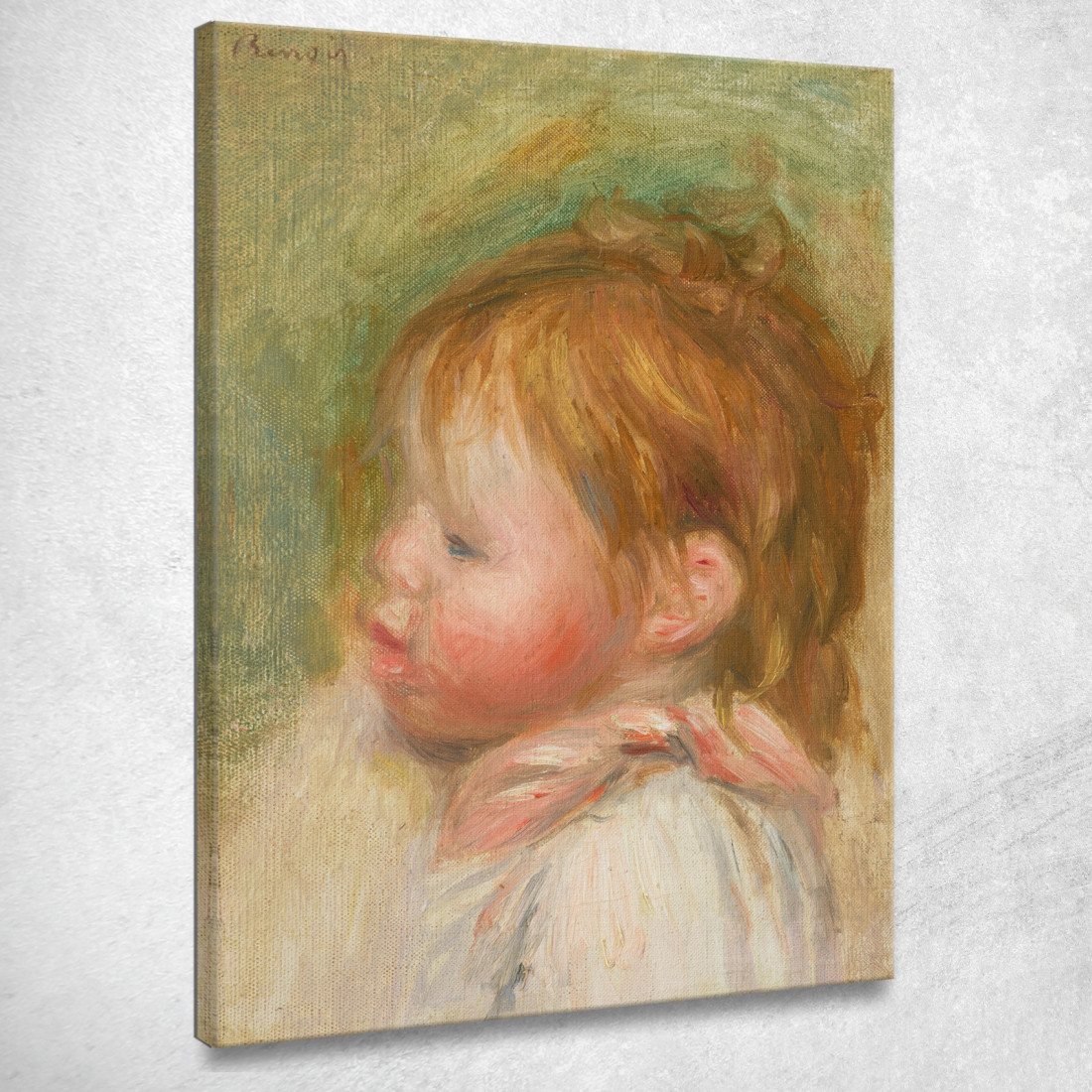 Jean Renoir Da Bambino Pierre-Auguste Renoir par262 quadro stampato su tela Jean Renoir Da Bambino Pierre-Auguste Renoir par262 quadro stampato su tela