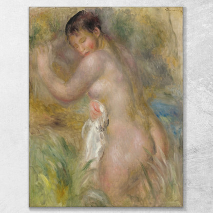 La Bagnante Pierre-Auguste Renoir par276 quadro stampato su tela