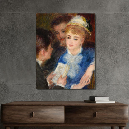 Leggere Il Ruolo Pierre-Auguste Renoir par281 quadro stampato su tela