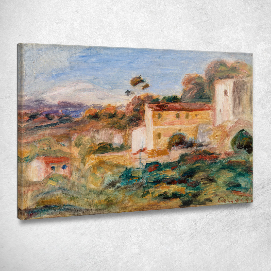 Paesaggio Paesaggistico 3 Pierre-Auguste Renoir par287 quadro stampato su tela Paesaggio Paesaggistico 3 Pierre-Auguste Renoir par287 quadro stampato su tela