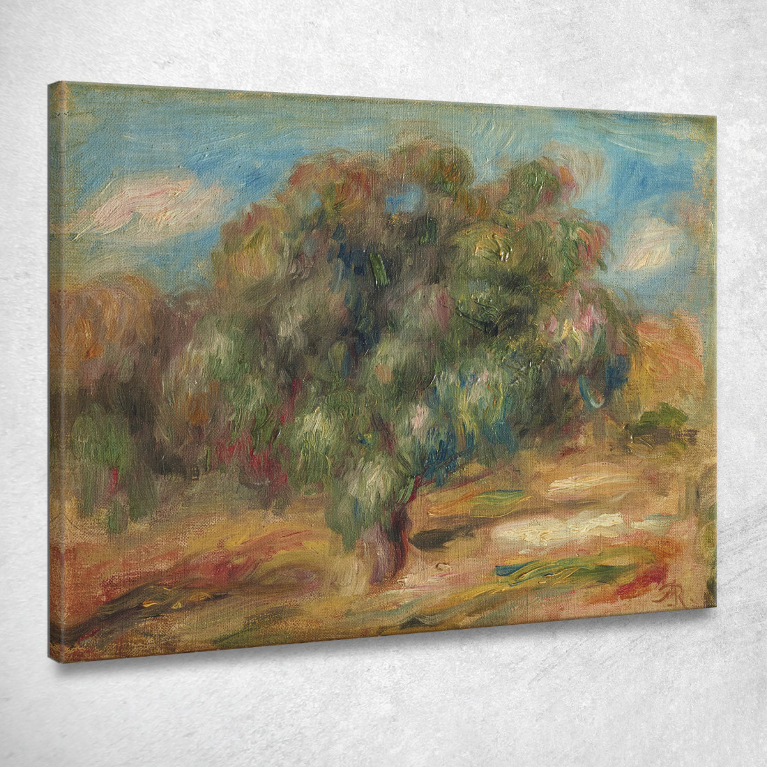 Paesaggio 3 Pierre-Auguste Renoir par293 quadro stampato su tela Paesaggio 3 Pierre-Auguste Renoir par293 quadro stampato su tela