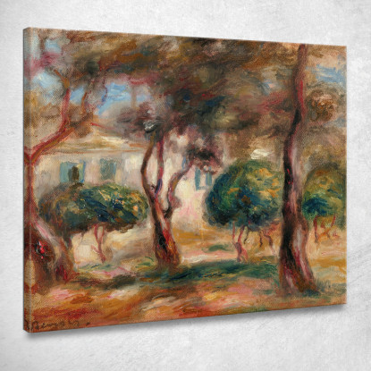 Il Giardino Delle Collette Pierre-Auguste Renoir par314 quadro stampato su tela