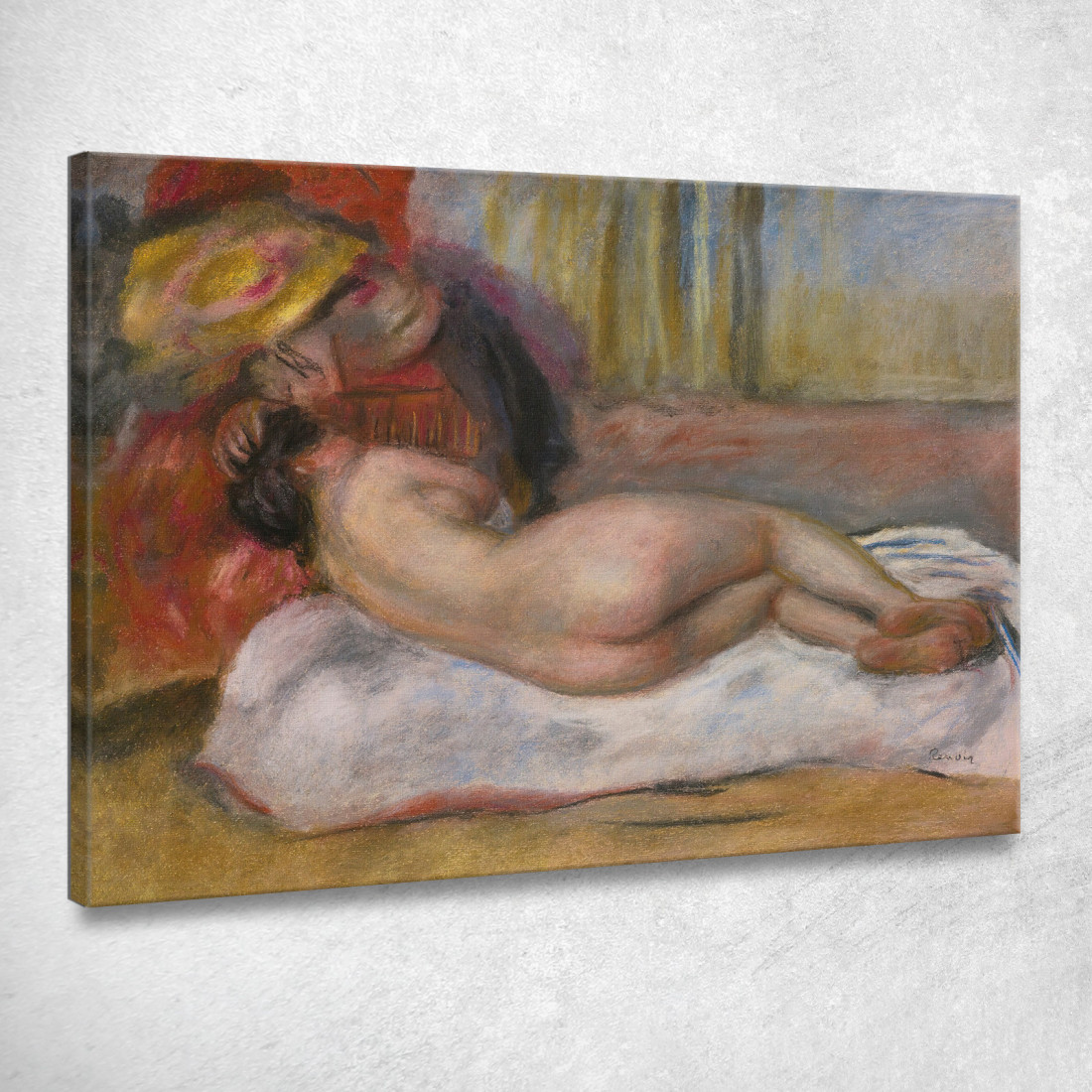 Riposo Pierre-Auguste Renoir par317 quadro stampato su tela Riposo Pierre-Auguste Renoir par317 quadro stampato su tela