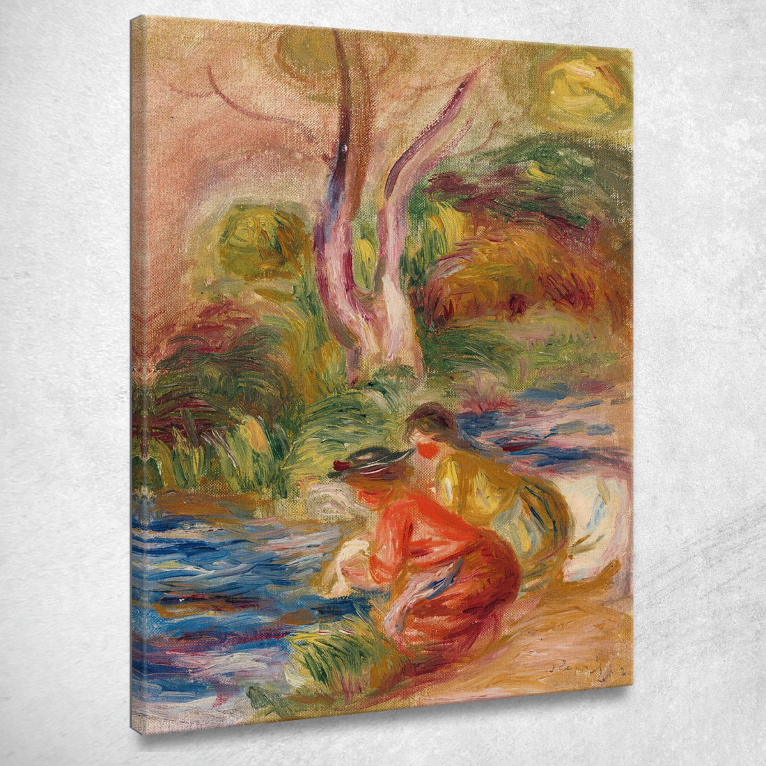 Le Rondelle Pierre-Auguste Renoir par322 quadro stampato su tela Le Rondelle Pierre-Auguste Renoir par322 quadro stampato su tela