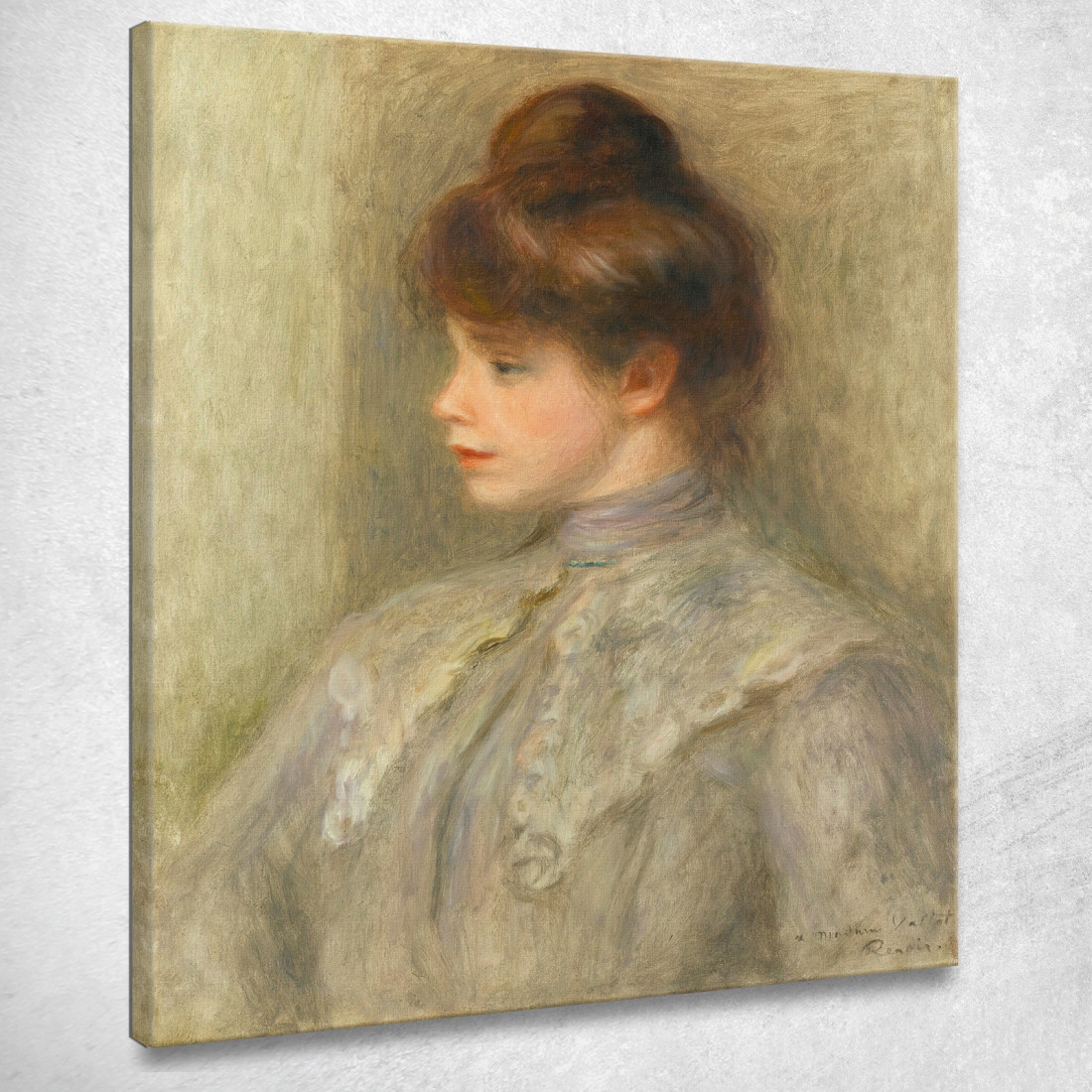 Madame Valtat Nata Suzanne Noël Pierre-Auguste Renoir par338 quadro stampato su tela Madame Valtat Nata Suzanne Noël Pierre-Auguste Renoir par338 quadro stampato su tela