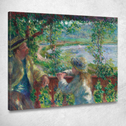 Vicino Al Lago Pierre-Auguste Renoir par356 quadro stampato su tela