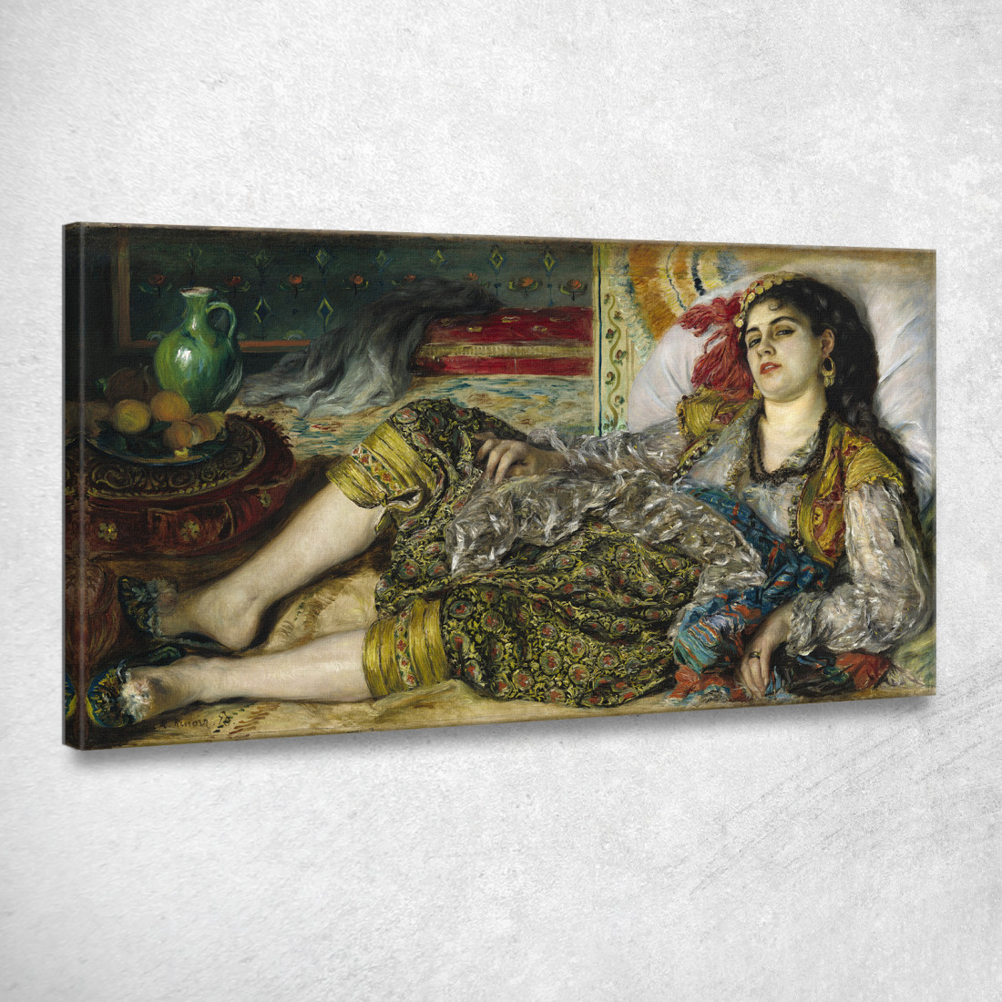 Odalisca Pierre-Auguste Renoir par372 quadro stampato su tela Odalisca Pierre-Auguste Renoir par372 quadro stampato su tela