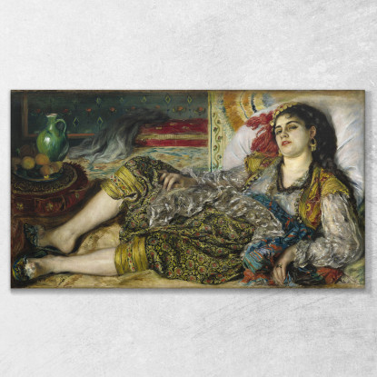 Odalisca Pierre-Auguste Renoir par372 quadro stampato su tela