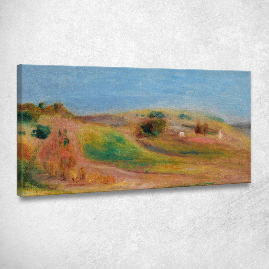 Paesaggio 4 Pierre-Auguste Renoir par376 quadro stampato su tela Paesaggio 4 Pierre-Auguste Renoir par376 quadro stampato su tela
