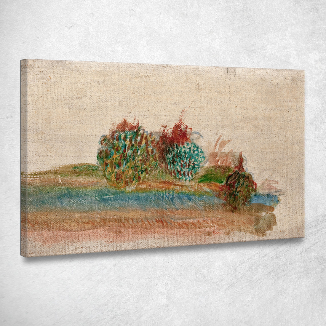 Paesaggio 6 Pierre-Auguste Renoir par378 quadro stampato su tela Paesaggio 6 Pierre-Auguste Renoir par378 quadro stampato su tela