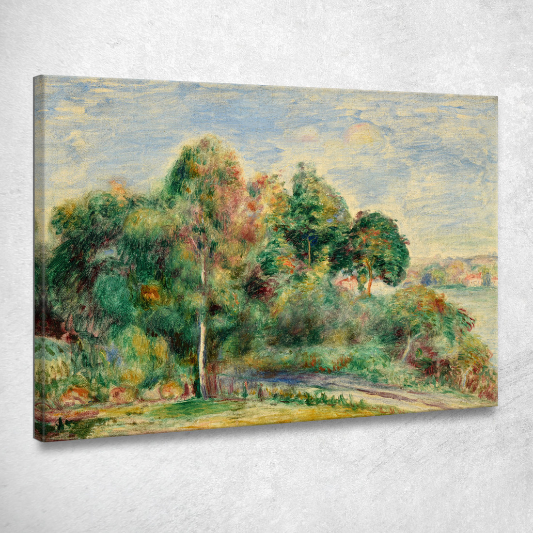Paesaggio 8 Pierre-Auguste Renoir par380 quadro stampato su tela Paesaggio 8 Pierre-Auguste Renoir par380 quadro stampato su tela