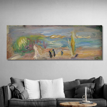 Paesaggio Balneare Pierre-Auguste Renoir par385 quadro stampato su tela