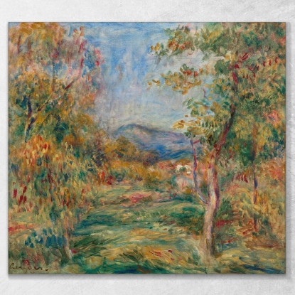 Paesaggio Di Cagnes Pierre-Auguste Renoir par387 quadro stampato su tela