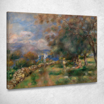 Penisola Di Saint-Jean Pierre-Auguste Renoir par396 quadro stampato su tela