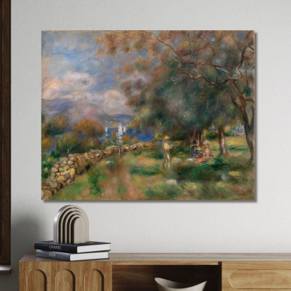 Penisola Di Saint-Jean Pierre-Auguste Renoir par396 quadro stampato su tela