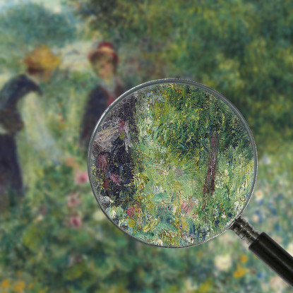 Raccogliere Fiori Pierre-Auguste Renoir par400 quadro stampato su tela