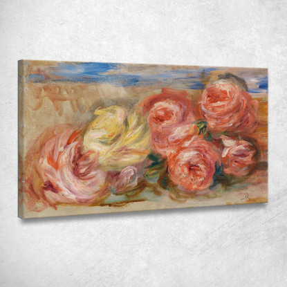 Rosato Pierre-Auguste Renoir par436 quadro stampato su tela