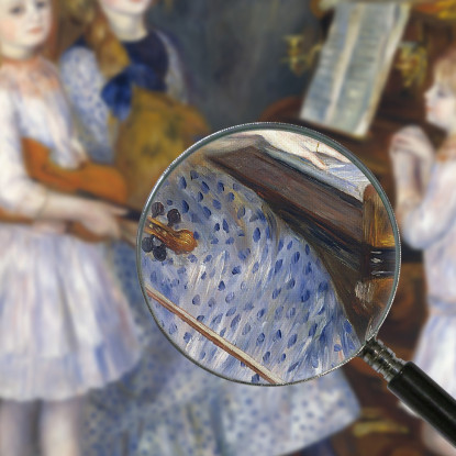 Le Figlie Di Catulle Mendès Pierre-Auguste Renoir par468 quadro stampato su tela