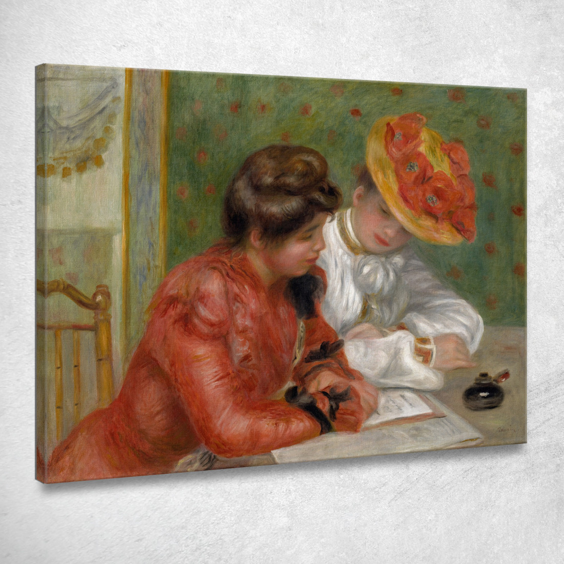 La Lettera Pierre-Auguste Renoir par473 quadro stampato su tela La Lettera Pierre-Auguste Renoir par473 quadro stampato su tela