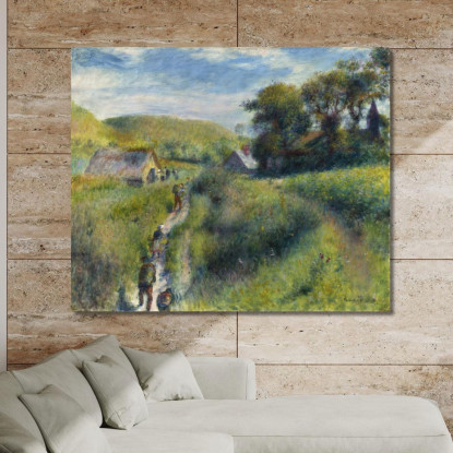 La Raccolta Delle Cozze Pierre-Auguste Renoir par475 quadro stampato su tela