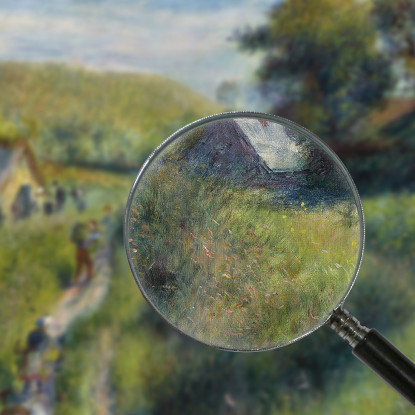 La Raccolta Delle Cozze Pierre-Auguste Renoir par475 quadro stampato su tela