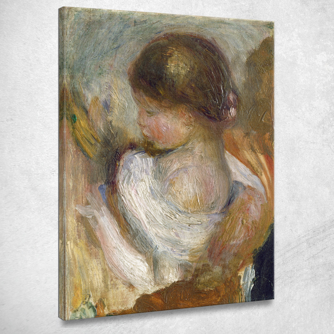 Lettura Della Ragazza Pierre-Auguste Renoir par526 quadro stampato su tela Lettura Della Ragazza Pierre-Auguste Renoir par526 quadro stampato su tela