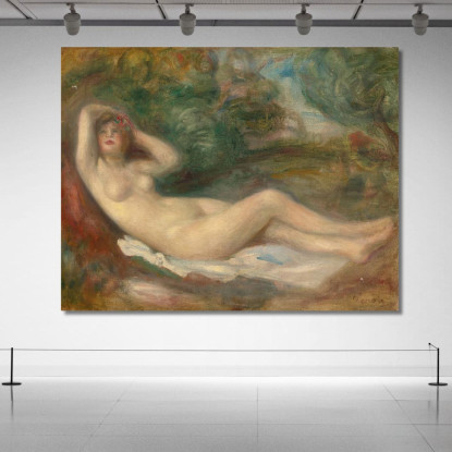 Studio Nudo Pierre-Auguste Renoir par535 quadro stampato su tela