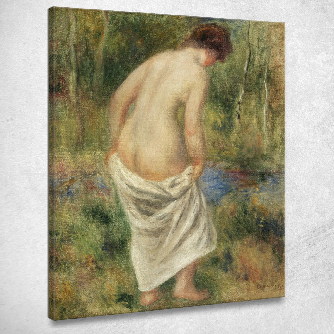 Dopo Il Bagno Pierre-Auguste Renoir par539 quadro stampato su tela Dopo Il Bagno Pierre-Auguste Renoir par539 quadro stampato su tela