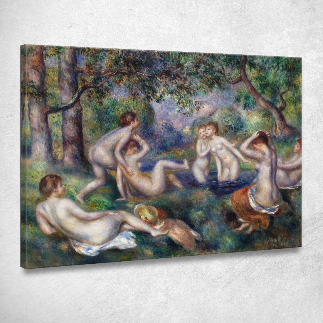 Bagnanti Nella Foresta Pierre-Auguste Renoir par550 quadro stampato su tela Bagnanti Nella Foresta Pierre-Auguste Renoir par550 quadro stampato su tela