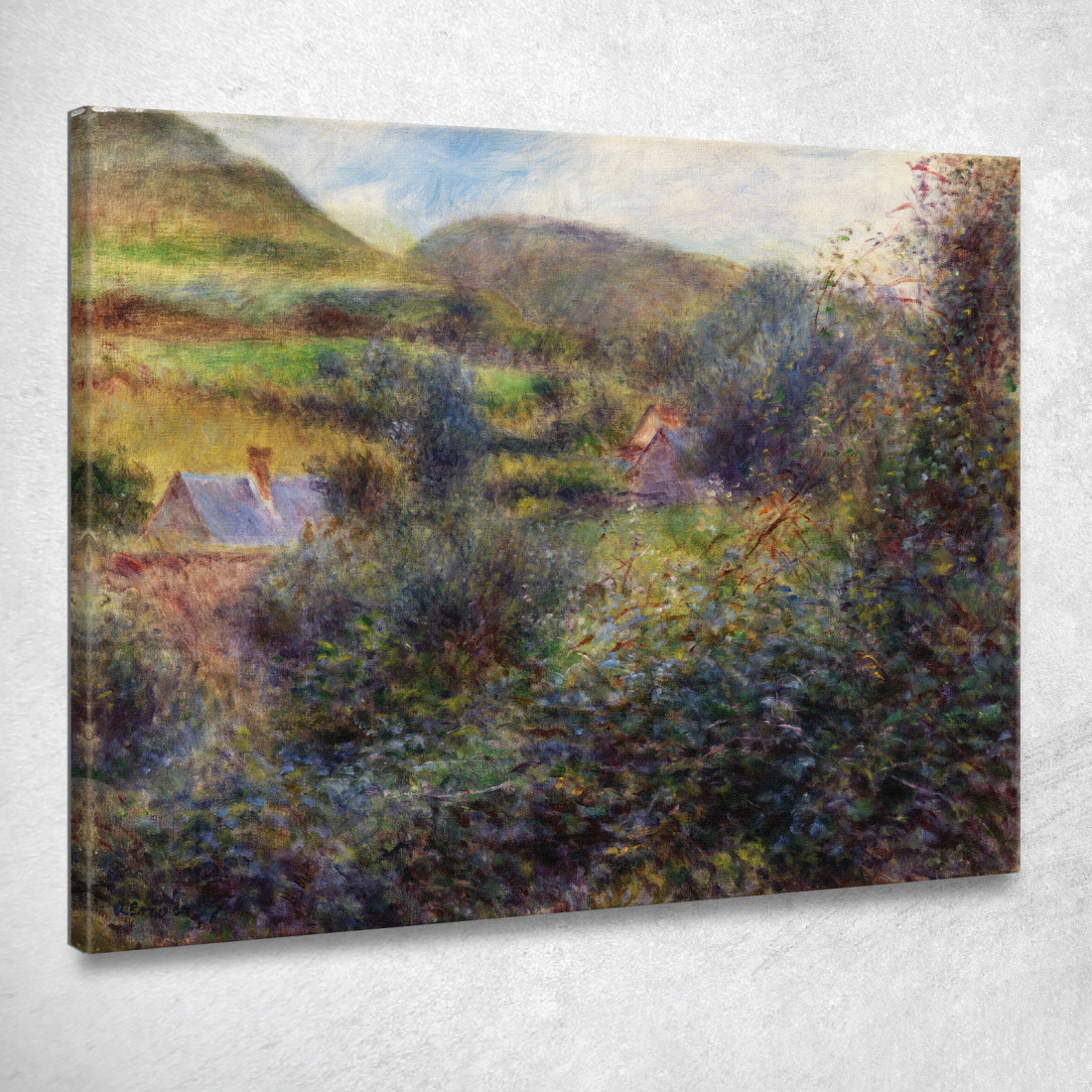 Dintorni Di Berneval Pierre-Auguste Renoir par561 quadro stampato su tela Dintorni Di Berneval Pierre-Auguste Renoir par561 quadro stampato su tela