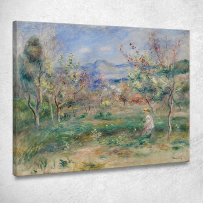 Paesaggio Pierre-Auguste Renoir par570 quadro stampato su tela