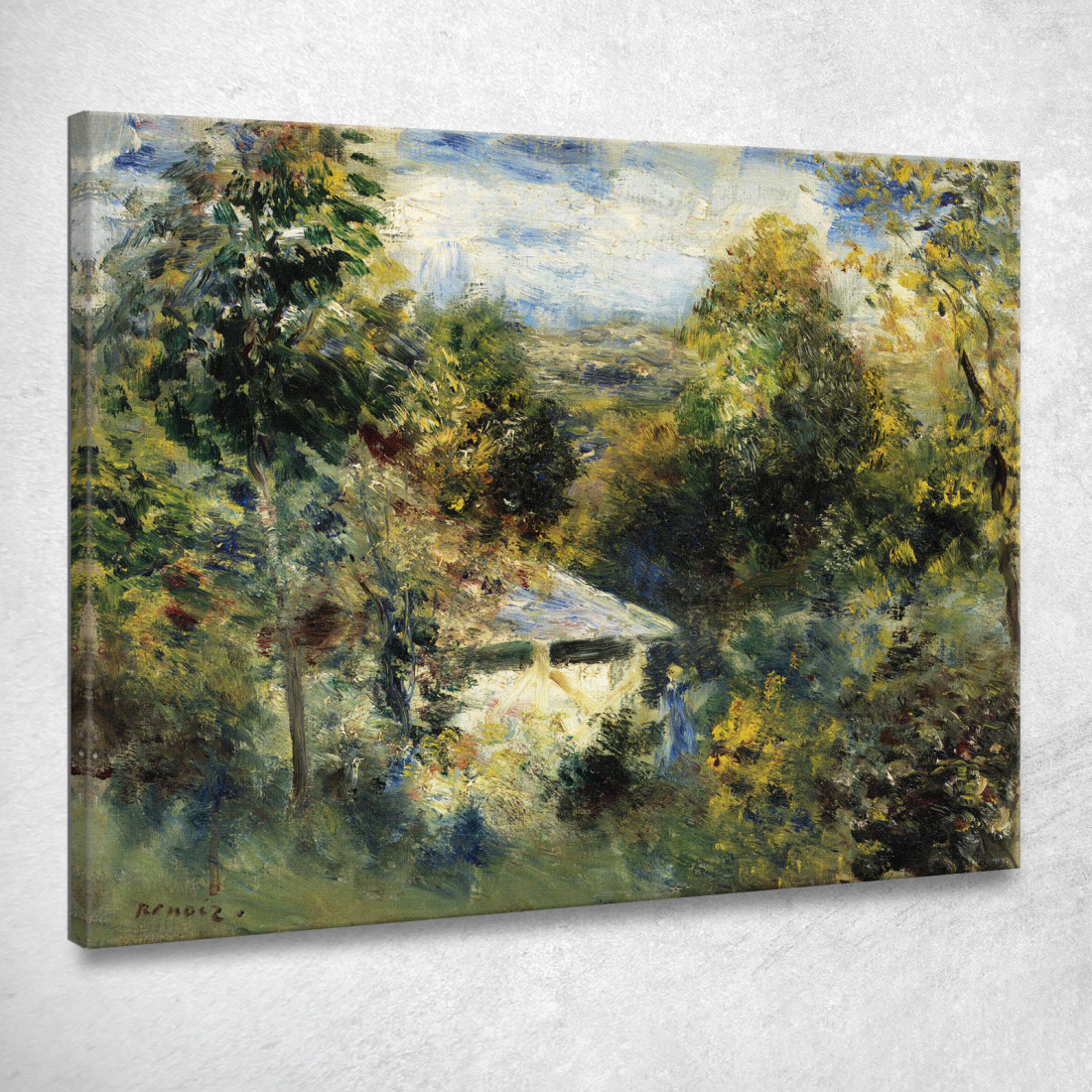 Louveciennes Pierre-Auguste Renoir par578 quadro stampato su tela