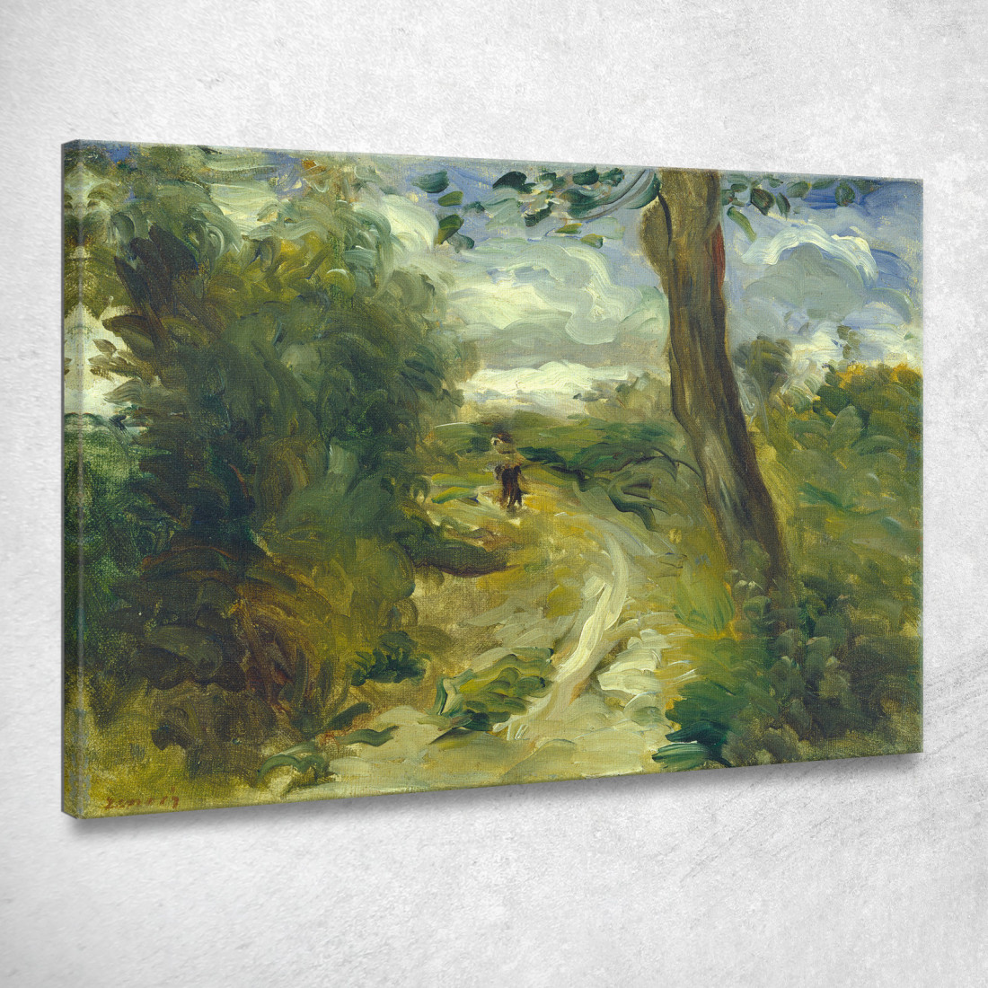 Paesaggio Tra Le Tempeste Pierre-Auguste Renoir par589 quadro stampato su tela Paesaggio Tra Le Tempeste Pierre-Auguste Renoir par589 quadro stampato su tela