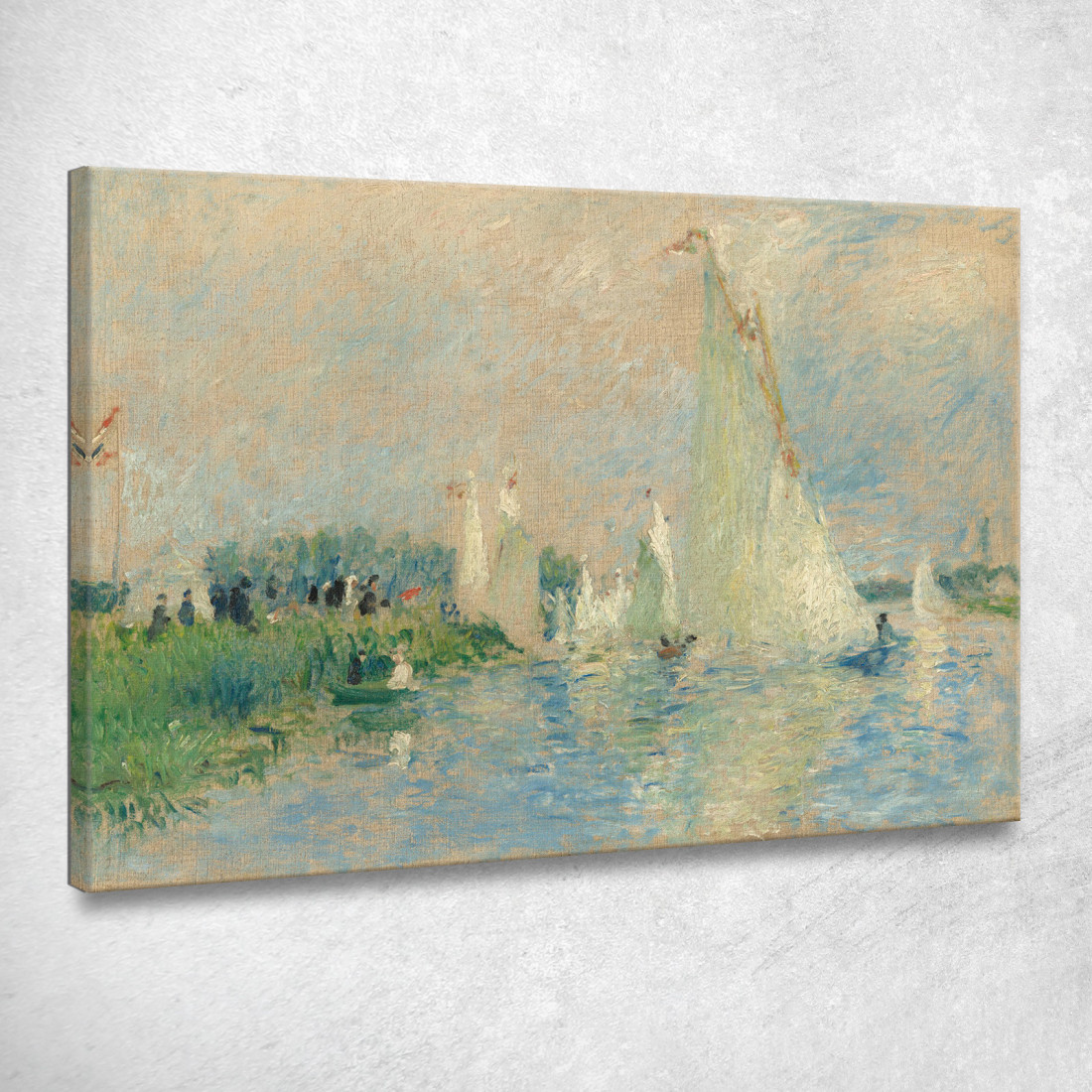 Regata Ad Argenteuil Pierre-Auguste Renoir par591 quadro stampato su tela Regata Ad Argenteuil Pierre-Auguste Renoir par591 quadro stampato su tela