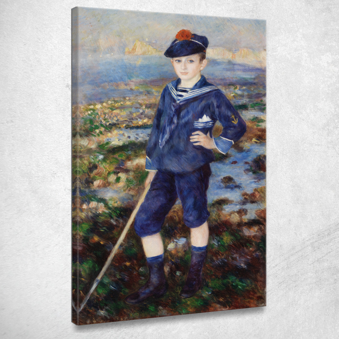 Marinaio Ritratto Di Robert Nunès Pierre-Auguste Renoir par602 quadro stampato su tela Marinaio Ritratto Di Robert Nunès Pierre-Auguste Renoir par602 quadro stampato su tela