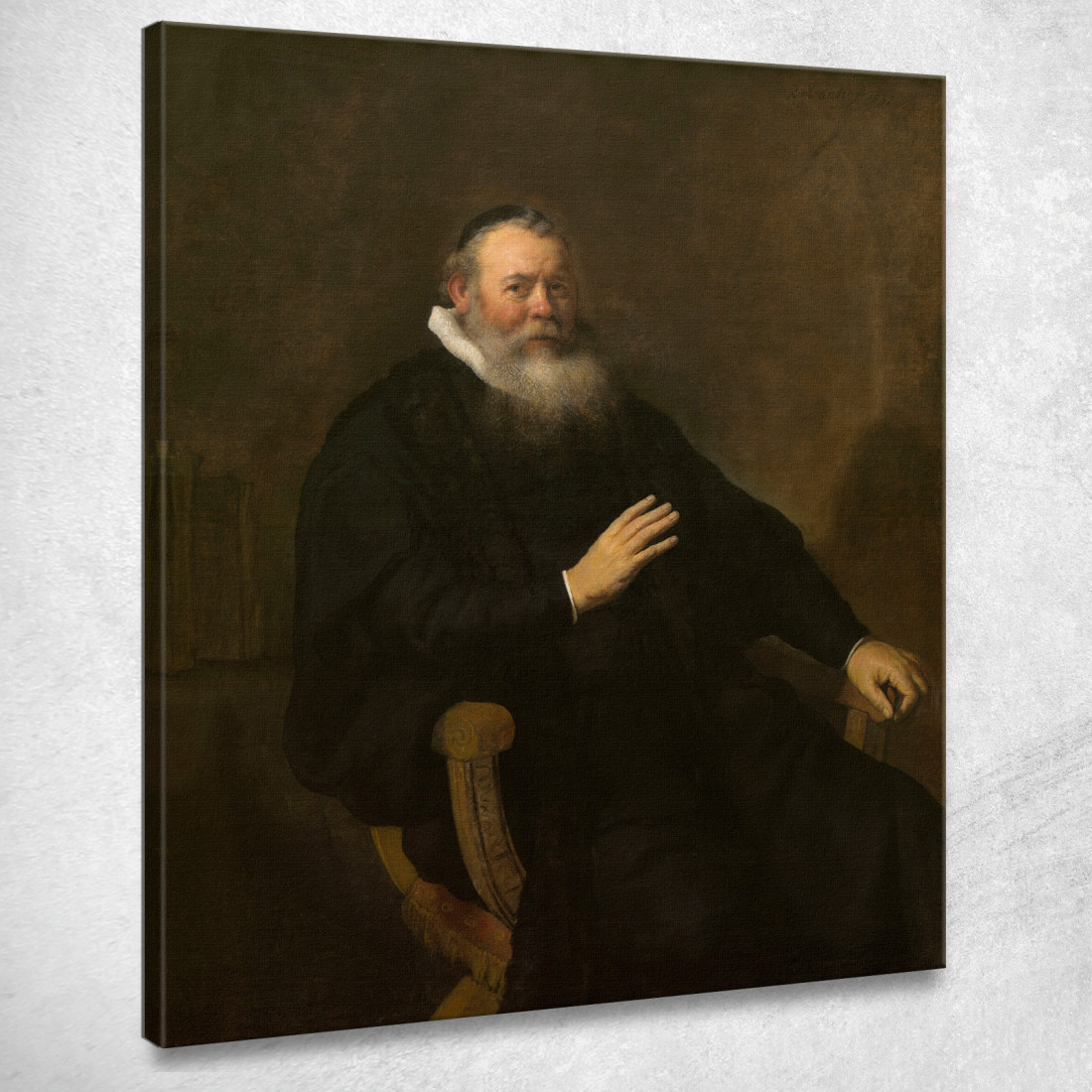 Ritratto Di Un Sacerdote Rembrandt van Rijn rvr120 quadro stampato su tela Ritratto Di Un Sacerdote Rembrandt van Rijn rvr120 quadro stampato su tela