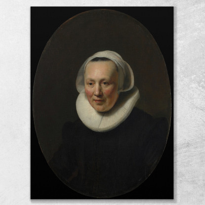 Ritratto Di Donna 2 Rembrandt van Rijn rvr132 quadro stampato su tela