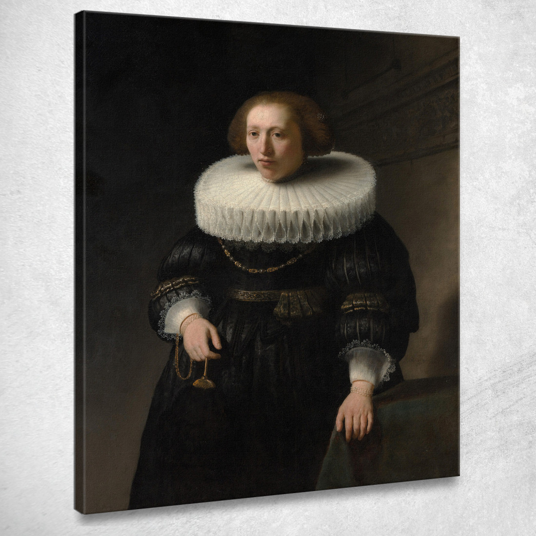 Ritratto Di Una Donna Rembrandt van Rijn rvr134 quadro stampato su tela Ritratto Di Una Donna Rembrandt van Rijn rvr134 quadro stampato su tela