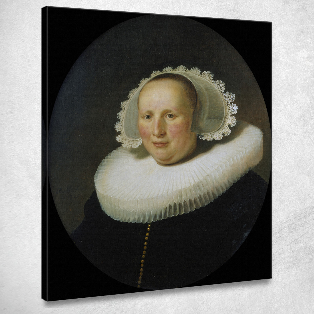 Ritratto Di Maertgen Van Bilderbeecq Rembrandt van Rijn rvr144 quadro stampato su tela Ritratto Di Maertgen Van Bilderbeecq Rembrandt van Rijn rvr144 quadro stampato su tela