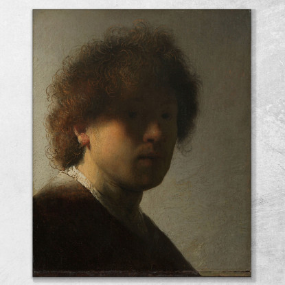 Autoritratto Rembrandt Van Rijn Rembrandt van Rijn rvr183 quadro stampato su tela