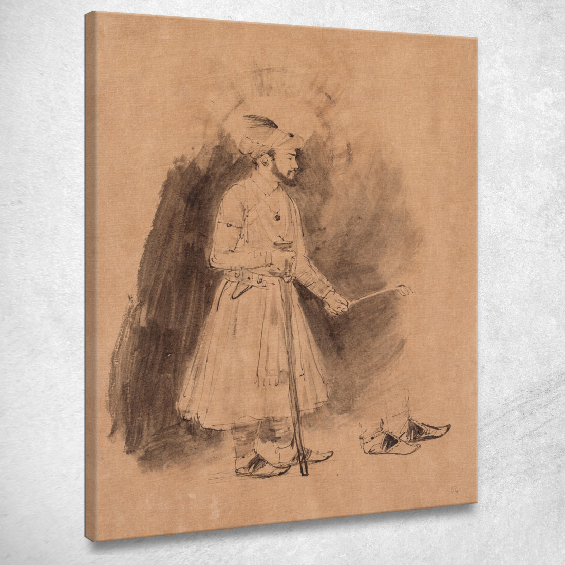 Shah Jahan Rembrandt van Rijn rvr186 quadro stampato su tela Shah Jahan Rembrandt van Rijn rvr186 quadro stampato su tela