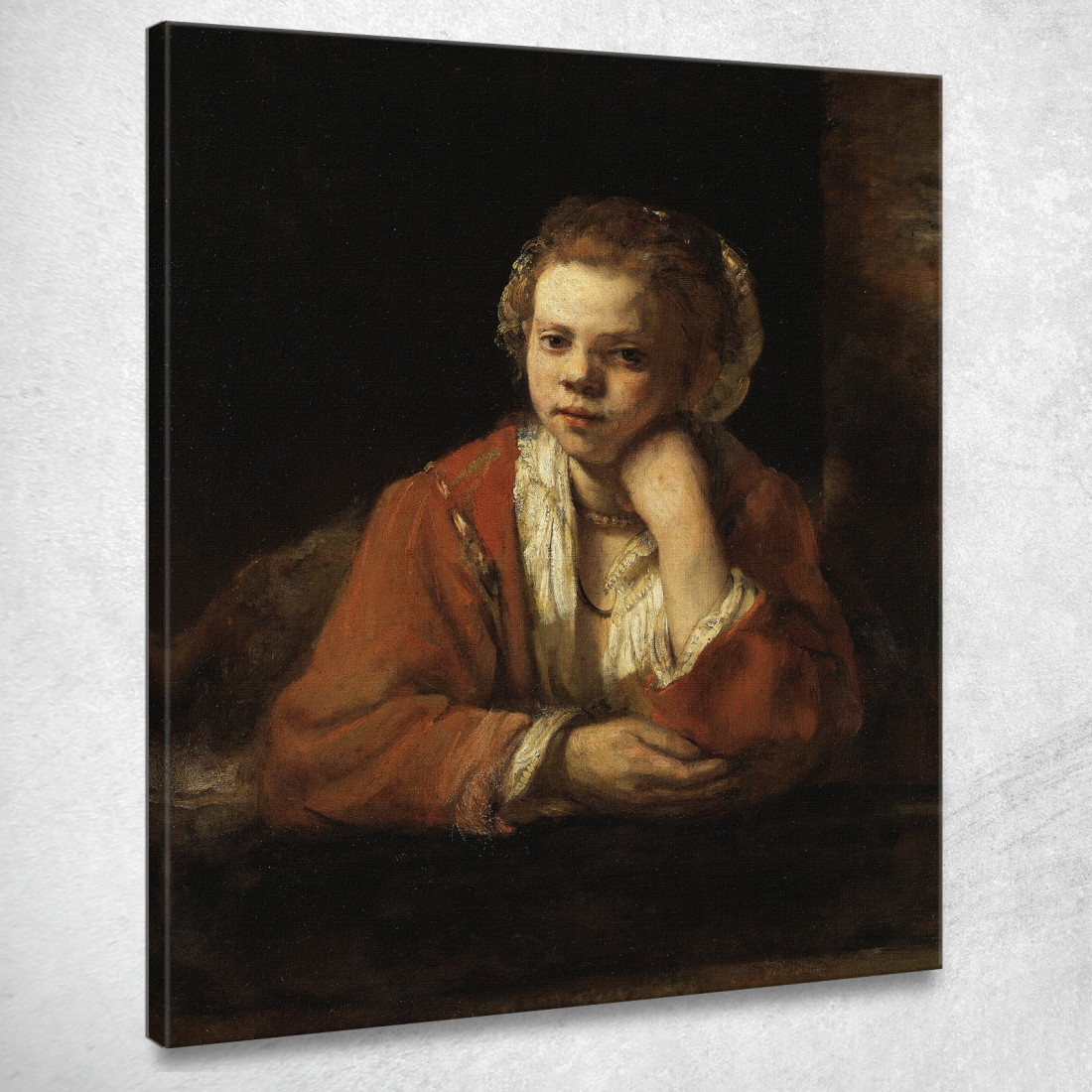 La Cameriera Di Cucina Rembrandt van Rijn rvr230 quadro stampato su tela La Cameriera Di Cucina Rembrandt van Rijn rvr230 quadro stampato su tela