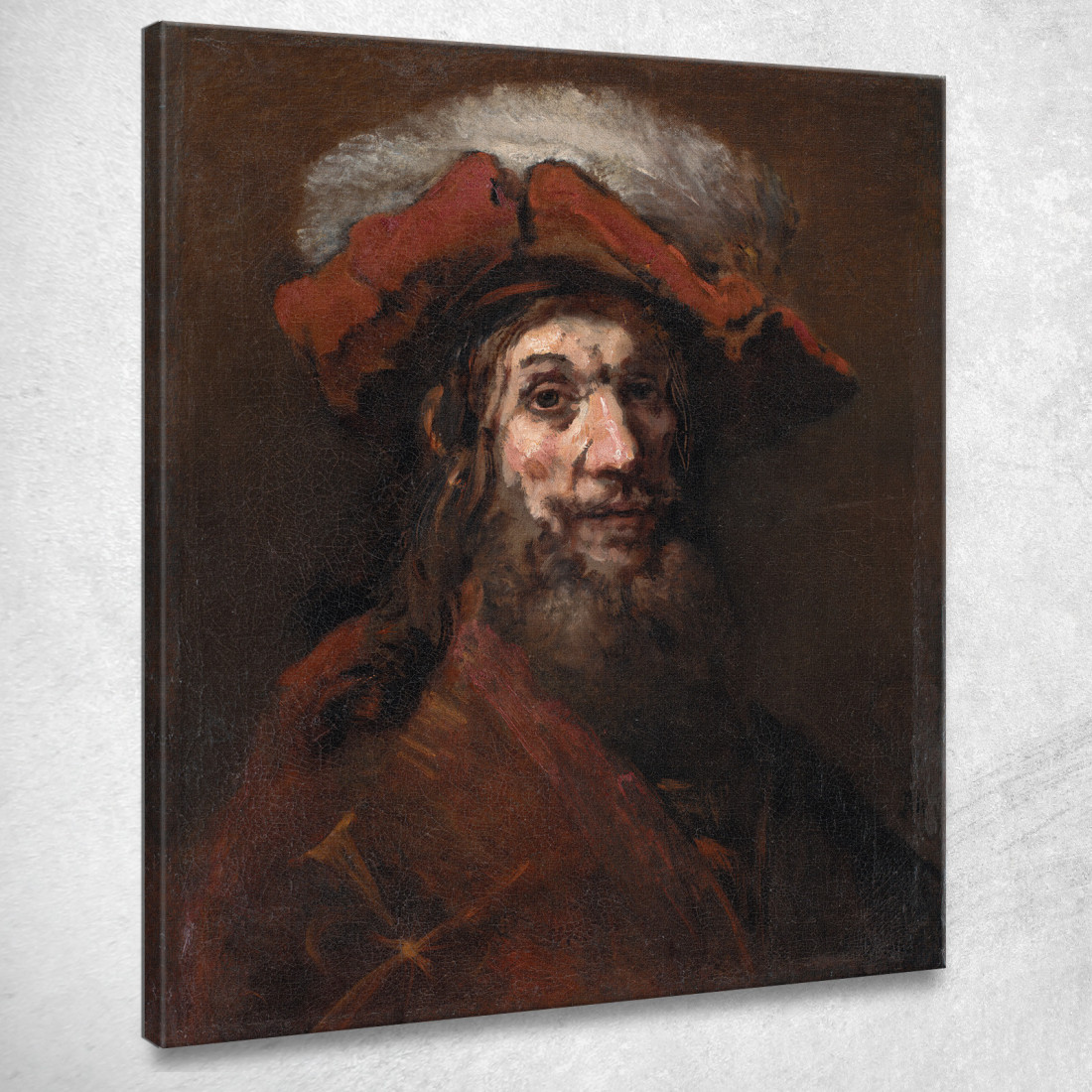 Schizzo Per Il Cavaliere Con Il Falco Rembrandt van Rijn rvr281 quadro stampato su tela Schizzo Per Il Cavaliere Con Il Falco Rembrandt van Rijn rvr281 quadro stampato su tela