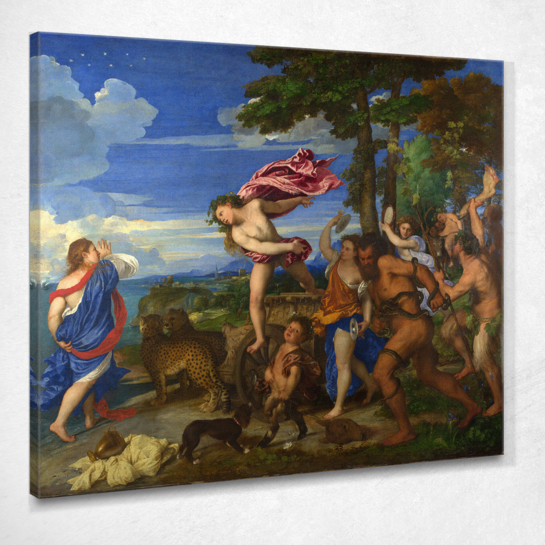 Bacco E Arianna Titian Tiziano Vecellio ttn10 quadro stampato su tela Bacco E Arianna Titian Tiziano Vecellio ttn10 quadro stampato su tela