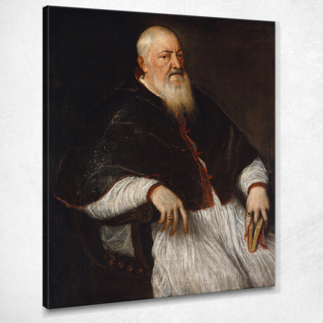 Filippo Archinto Titian Tiziano Vecellio ttn26 quadro stampato su tela Filippo Archinto Titian Tiziano Vecellio ttn26 quadro stampato su tela