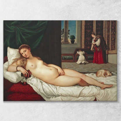 Venere Di Urbino Titian Tiziano Vecellio ttn77 quadro stampato su tela