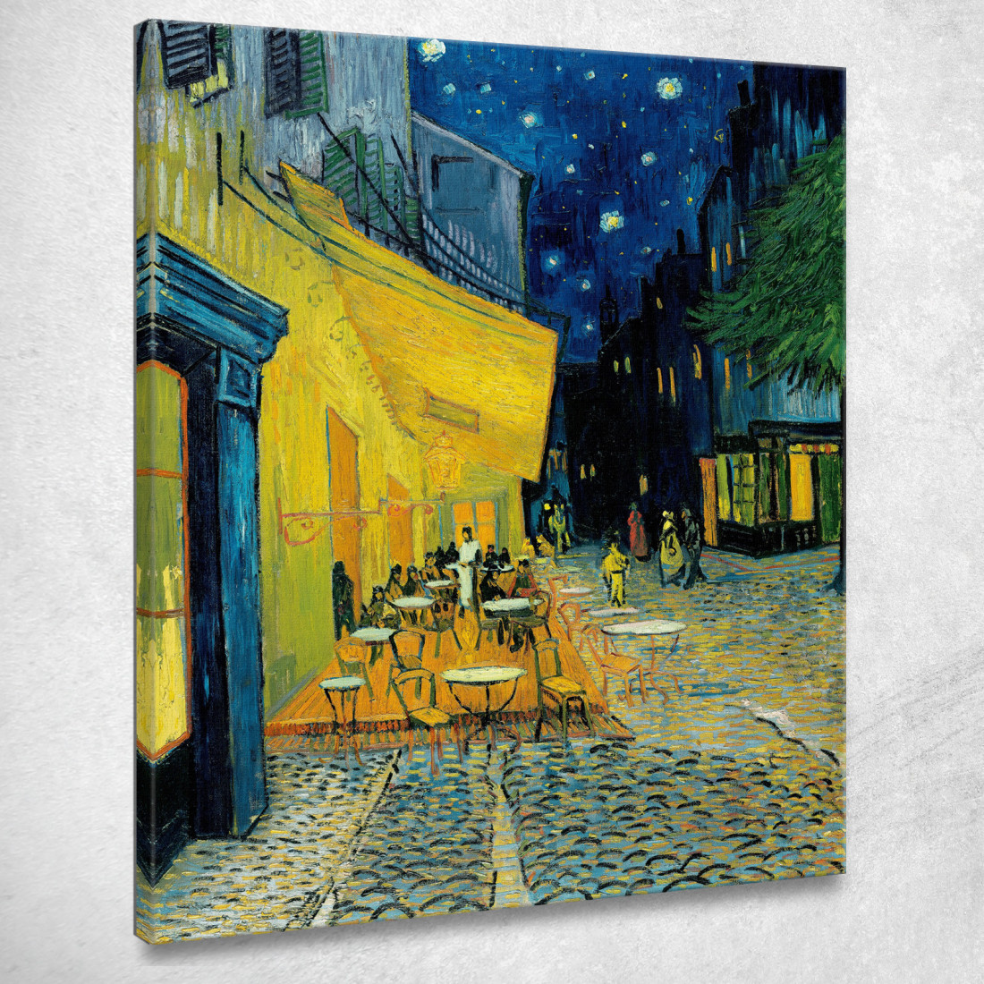 Terrazza Del Caffè Di Notte Vincent van Gogh vvg2 quadro stampato su tela Terrazza Del Caffè Di Notte Vincent van Gogh vvg2 quadro stampato su tela