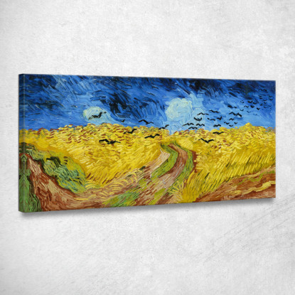 Campo Di Grano Con Corvi Vincent van Gogh vvg4 quadro stampato su tela