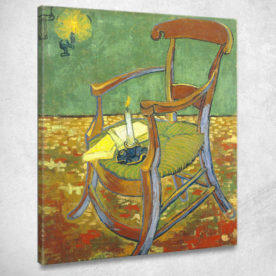 La Sedia Di Gauguin Vincent van Gogh vvg30 quadro stampato su tela La Sedia Di Gauguin Vincent van Gogh vvg30 quadro stampato su tela
